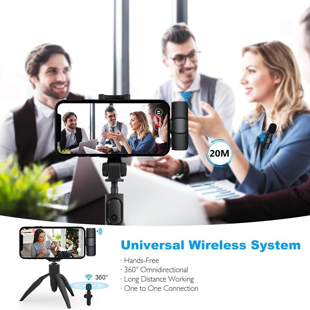 Wireless Lavalier Microphone - For IPhone & Android