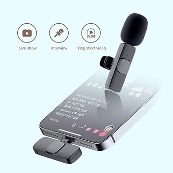 Wireless Lavalier Microphone - For IPhone & Android