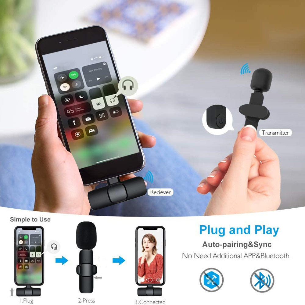 Wireless Lavalier Microphone - For IPhone & Android